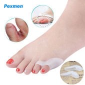 Pexmen 2/4 db Tailor's Bunion Pads Little Toe Bunion Corrector Pinky Toe Protector Elválasztó bőrkeményedésekre és tyúkszemekre