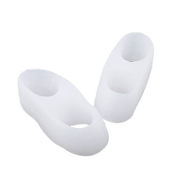 1 Ζεύγος Hallux Valgus σιλικόνης Διόρθωση Gel Foot Care Separator Toe Separator Little Finger Protector Bunion Adjuster Protetor Joanete