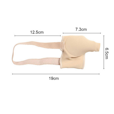 2бр. Мек бунион Pinky Corrector Малък пръст на крака Ортопедична шина Hallux Valgus Припокриваща се корекция Грижа за краката Инструмент за педикюр