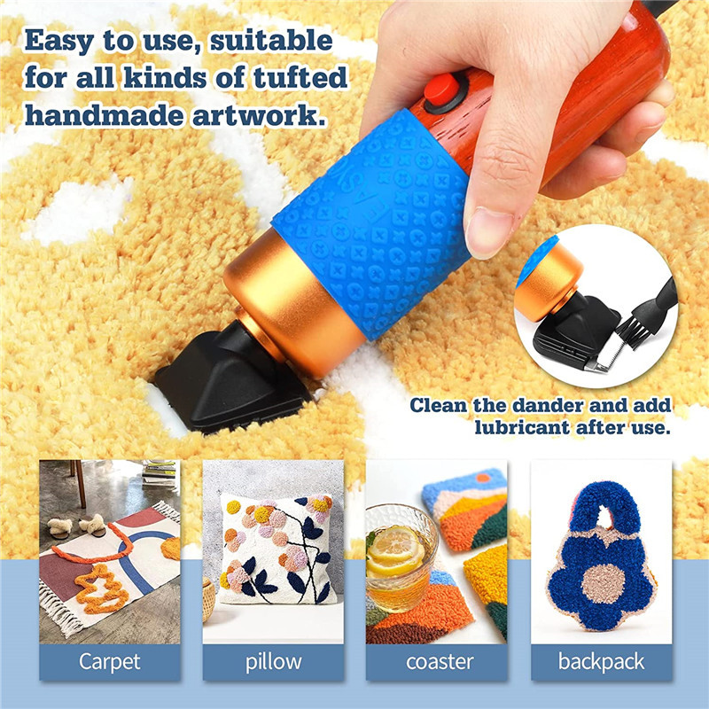 200 W Tufting Szőnyeg vágógép Barkácsolás Tufting Pisztoly Olló Állítható Nyírási Vezető Barkácsolás Faragó Szőnyeg Tufting Szőnyeg Készítő Szerszám