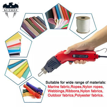 Sustainability Work Fabric Cutter Rope Cutter Air Cooled Pro Electric Hot Knife Θερμοστεγανωτικό με ρυθμιζόμενο ηλεκτρικό εργαλείο κοπής