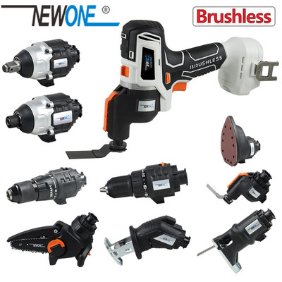 Saderīgs MAKITA18V bezsuku oscilējošais instruments un urbjmašīnas skrūvgrieža džiga/virpuļzāģa/ripzāģa motorzāģa slīpmašīna Combo komplekts