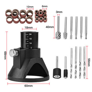 Vastar Rotary Tools Αφιερωμένο σετ εντοπισμού λείανσης εντοπισμού με περιστροφικό τρυπάνι ξύλου Περιστροφικά αρχεία Ηλεκτρικά εργαλεία Αξεσουάρ