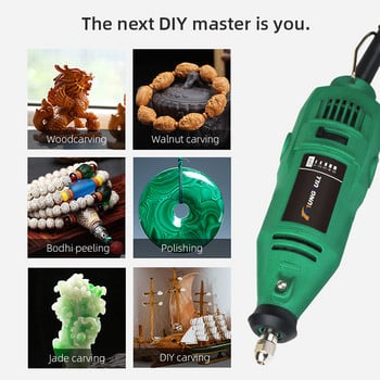 Dremel Mini Drill Electric Drill Machine Variable Speed Engraving Pen Diy Drill Grinding Machine with Dremel Accessories