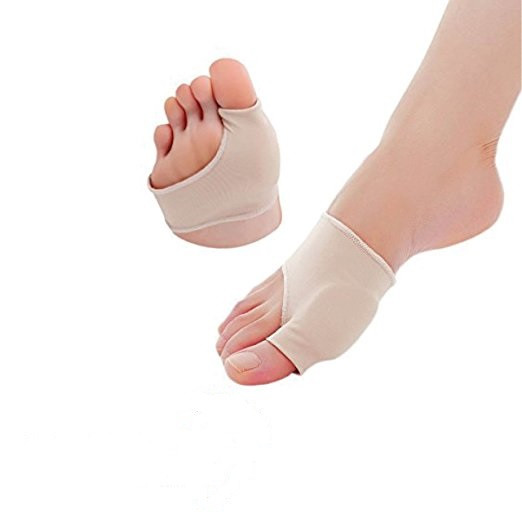 2 db Bunion Corrector Gel Pad Stretch Nylon Hallux Valgus Protector Guard lábujjleválasztó ortopédiai kellékek
