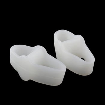 2 τεμ. Σιλικόνη Gel Silicone Thumb Corrector Pads Care Relief Pads Hallux Valgus Finger Straightener Bunion Little Toe Protector Separator