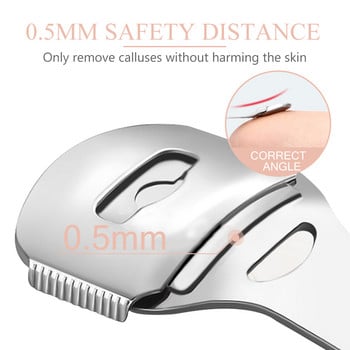 Foot Callus Shaver RaspHeel Hard Skin Remover Χέρι Πόδια πεντικιούρ Ξυριστική μηχανή Ξυριστικές μηχανές Ξυριστική μηχανή από ανοξείδωτο ατσάλι Τρίφτης λίμας ποδιών με λαβή