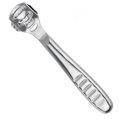 Lábkemény borotva sarok kemény bőr eltávolító kéz láb pedikűr borotva szerszám Borotvák rozsdamentes acél nyél 10 penge Lábápoló eszközök