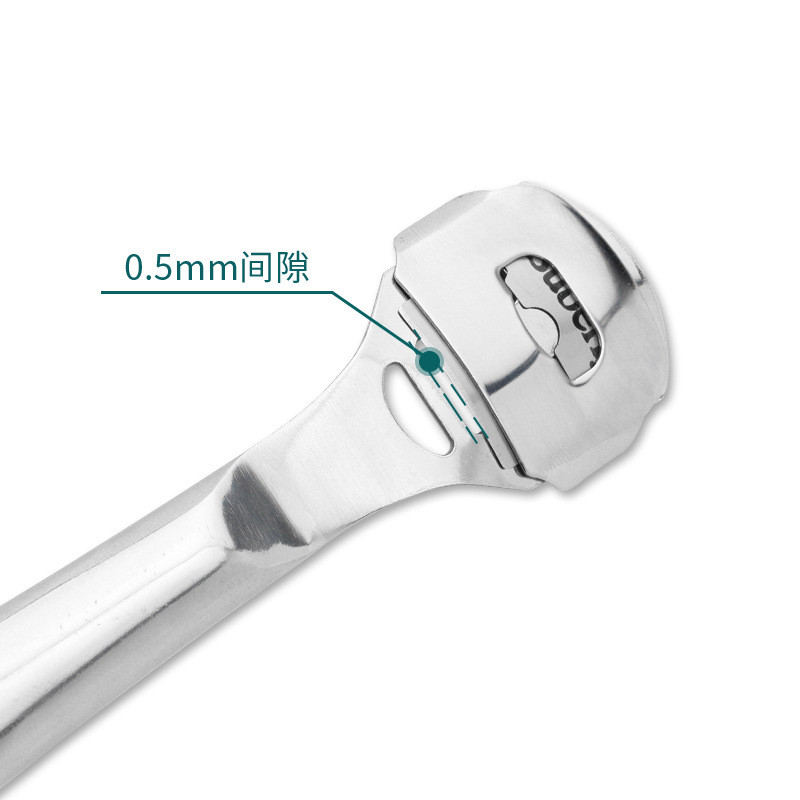 Lábkemény borotva sarok kemény bőr eltávolító kéz láb pedikűr borotva szerszám Borotvák rozsdamentes acél nyél 10 penge Lábápoló eszközök