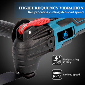 Cordless Oscillating Multi Tool Variable Speed Renovator Electric Decoration Trimmer for Makita 18V Battery Power Tool