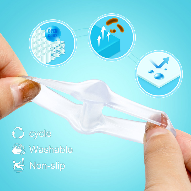 3 vrste mekanih elastičnih odvajača za nožne prste Silikonski ortopedski štitnik za Hallux Valgus Korektor za palac Odstojnici Reljef za čukljeve Njega stopala