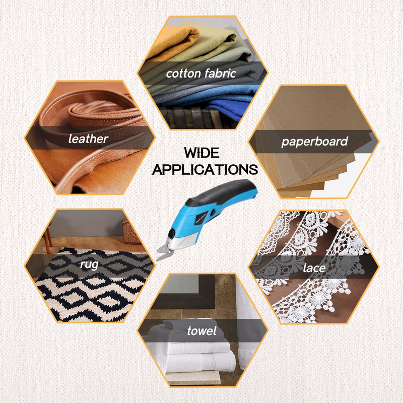 Rankinis elektrinis audinių pjaustytuvo šepečio variklis Kokybės lydinio ašmenų audinio pjovimo mašina kempinės odos aliuminio dribsnių kilimėlių pjaustytuvas