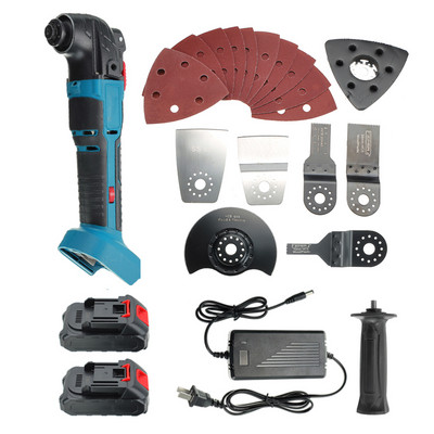 18 V belaidis daugiafunkcis įrankis Elektrinis pjūklas Daugiafunkcis renovacija Elektriniai įrankiai Svyruojantys daugiafunkciniai įrankiai su 2 vnt.