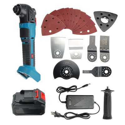 18 V belaidis daugiafunkcis įrankis Elektrinis pjūklas Daugiafunkcis renovacija Elektriniai įrankiai Svyruojantys daugiafunkciniai įrankiai su 2 vnt.