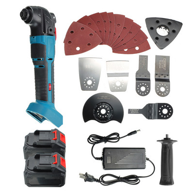 18 V belaidis daugiafunkcis įrankis Elektrinis pjūklas Daugiafunkcis renovacija Elektriniai įrankiai Svyruojantys daugiafunkciniai įrankiai su 2 vnt.