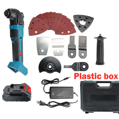 18 V belaidis daugiafunkcis įrankis Elektrinis pjūklas Daugiafunkcis renovacija Elektriniai įrankiai Svyruojantys daugiafunkciniai įrankiai su 2 vnt.