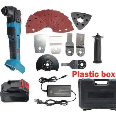 18 V belaidis daugiafunkcis įrankis Elektrinis pjūklas Daugiafunkcis renovacija Elektriniai įrankiai Svyruojantys daugiafunkciniai įrankiai su 2 vnt.