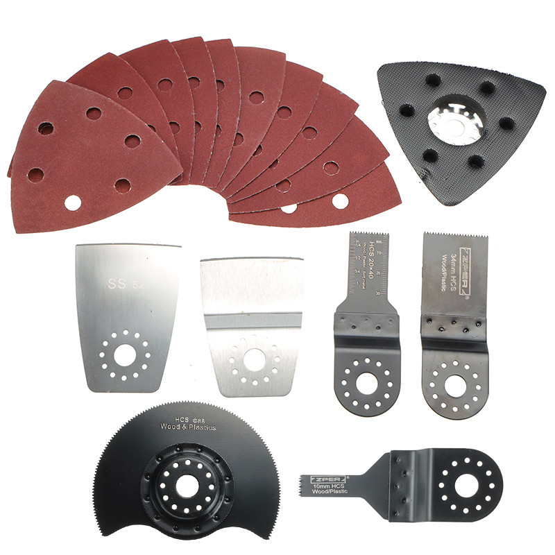 18 V belaidis daugiafunkcis įrankis Elektrinis pjūklas Daugiafunkcis renovacija Elektriniai įrankiai Svyruojantys daugiafunkciniai įrankiai su 2 vnt.