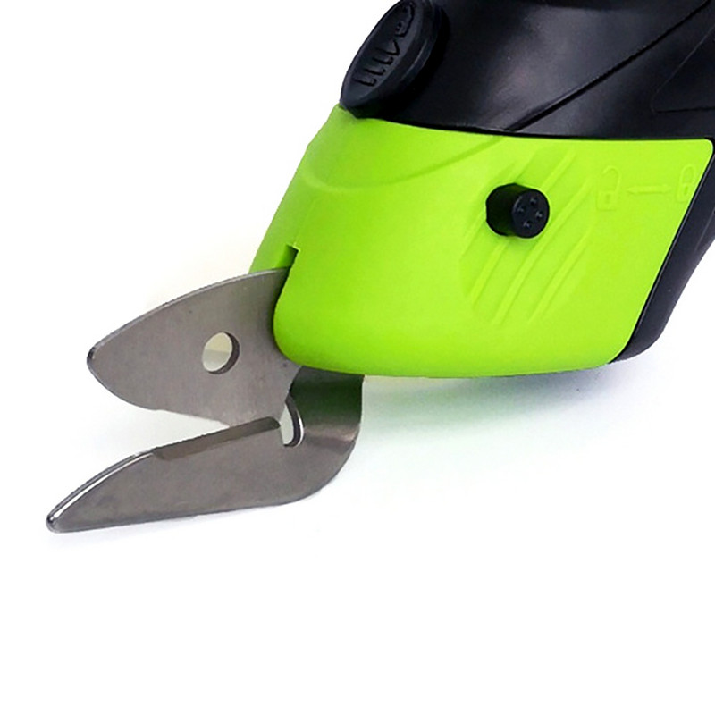 Belaidės elektrinės žirklės Audinys Oda Audinys Siuvimo Peilis Siuvimo Žirklės Daugiafunkcis rankinis su 2 baterijomis