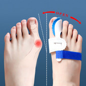 1 pora universalaus naktinio naudojimo Big Toe Bunion Device įtvaro tiesintuvo Hallux Valgus Pro petnešos pirštų korekcijos skyriklis