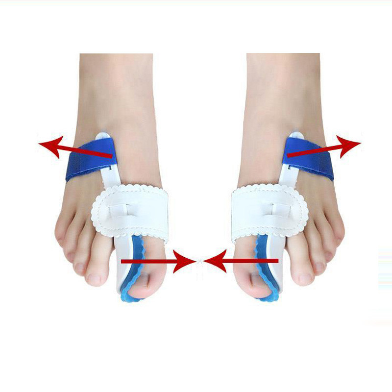 1 pora universalaus naktinio naudojimo Big Toe Bunion Device įtvaro tiesintuvo Hallux Valgus Pro petnešos pirštų korekcijos skyriklis