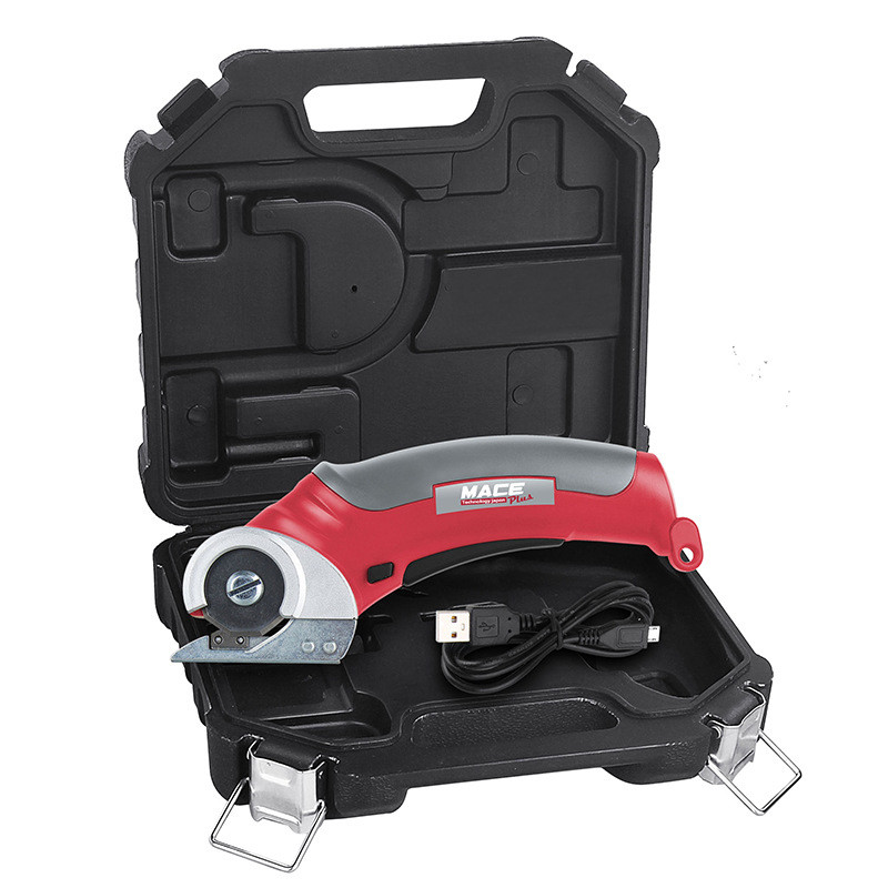 20 mm belaidės elektrinės žirklės rankinės daugiafunkcinės USB elektrinės pjovimo staklės, skirtos namų audiniams / odai / audiniams siūti