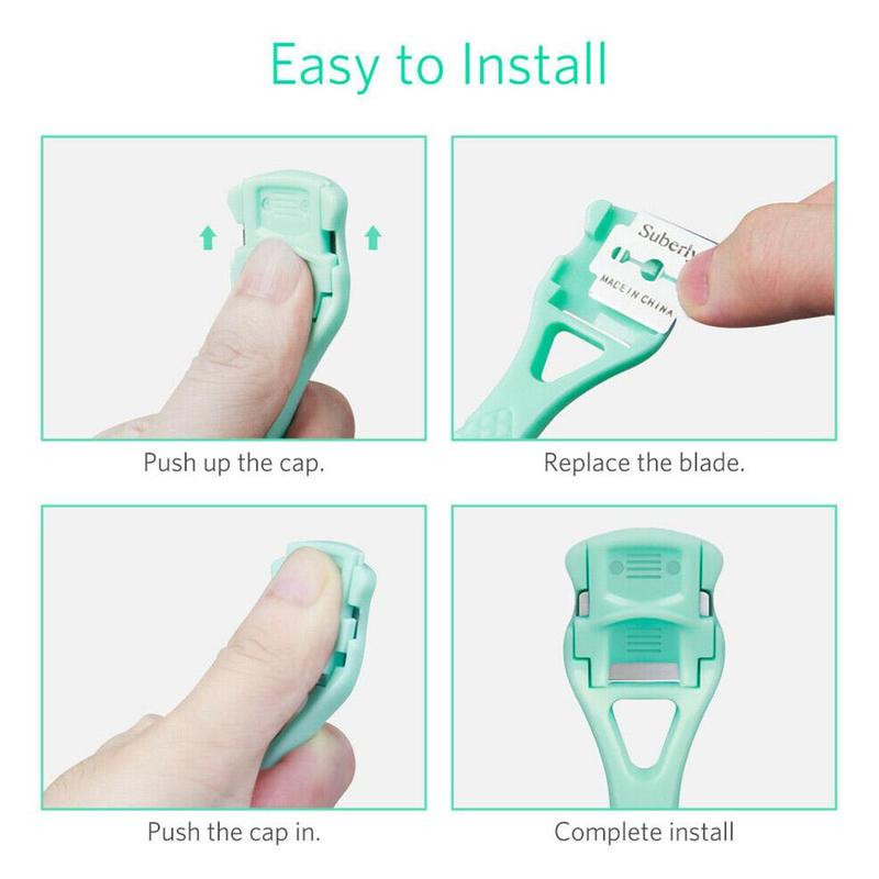 Fájdalommentes pedikűr gyalu az elhalt bőr eltávolítására bőrkeményedés kéreg pedikűrvágó Professzionális borotva lábkaparó sarokeltávolító eszközök