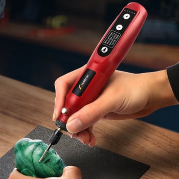 Μίνι ασύρματο τρυπάνι Wireless Engraver Micro Tools Περιστροφικό εργαλείο Γυάλινη χάραξη Εργαλείο τρυπάνι Κοσμήματα Ρυθμιζόμενη ταχύτητα Στυλό χάραξης