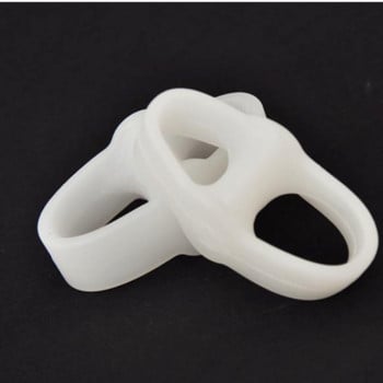 2 τεμ. Σιλικόνη Gel Silicone Thumb Corrector Pads Care Relief Pads Hallux Valgus Finger Straightener Bunion Little Toe Protector Separator