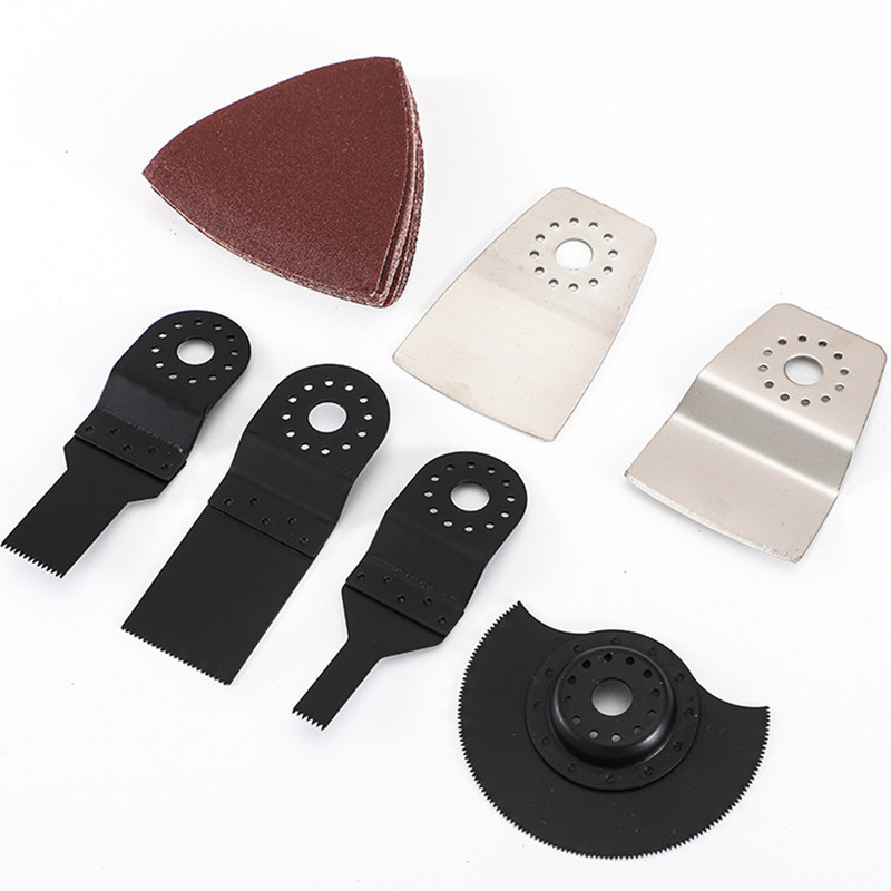 Akumuliatorinis svyruojantis daugiafunkcis įrankis renovatorius elektrinis pjūklas žoliapjovė pjovimo kastuvas pjovimo mašina, skirta Makita 18V baterijai