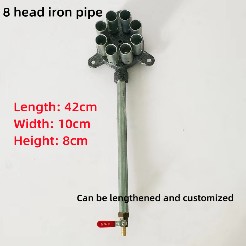 Arzător cu gaz lichefiat cu 8 găuri injector direct concentrator cuptor pizza sobă fior