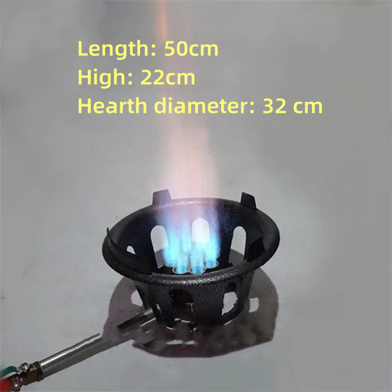 Arzător cu gaz lichefiat cu 8 găuri injector direct concentrator cuptor pizza sobă fior