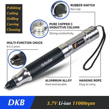 Mini Drill Rotary Tool Nail Drill Machine Engraving Pen Electric Drill Grinder Charging Drill Charging Drill Battery Lithium