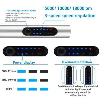 USB Ασύρματο περιστροφικό κιτ εργαλείων Ξυλουργική στυλό χάραξης DIY για μίνι ασύρματο τρυπάνι από μεταλλικό γυαλί κοσμημάτων