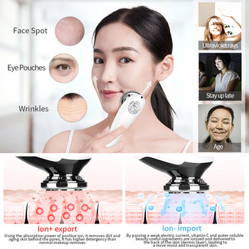 ANLAN EMS Facial Massager LED Light Face Lifting Skincare Αφαίρεση ρυτίδων Skin Tighten Hot Cool Compress Skin Care Beauty Device