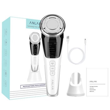 ANLAN EMS Facial Massager LED Light Face Lifting Skincare Αφαίρεση ρυτίδων Skin Tighten Hot Cool Compress Skin Care Beauty Device