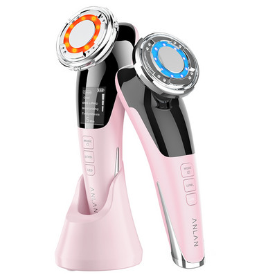 ANLAN EMS näomasseerija LED-valgusega näo tõstev nahahooldus kortsude eemaldamine nahka pinguldav kuum jahe kompress nahahooldus iluseade