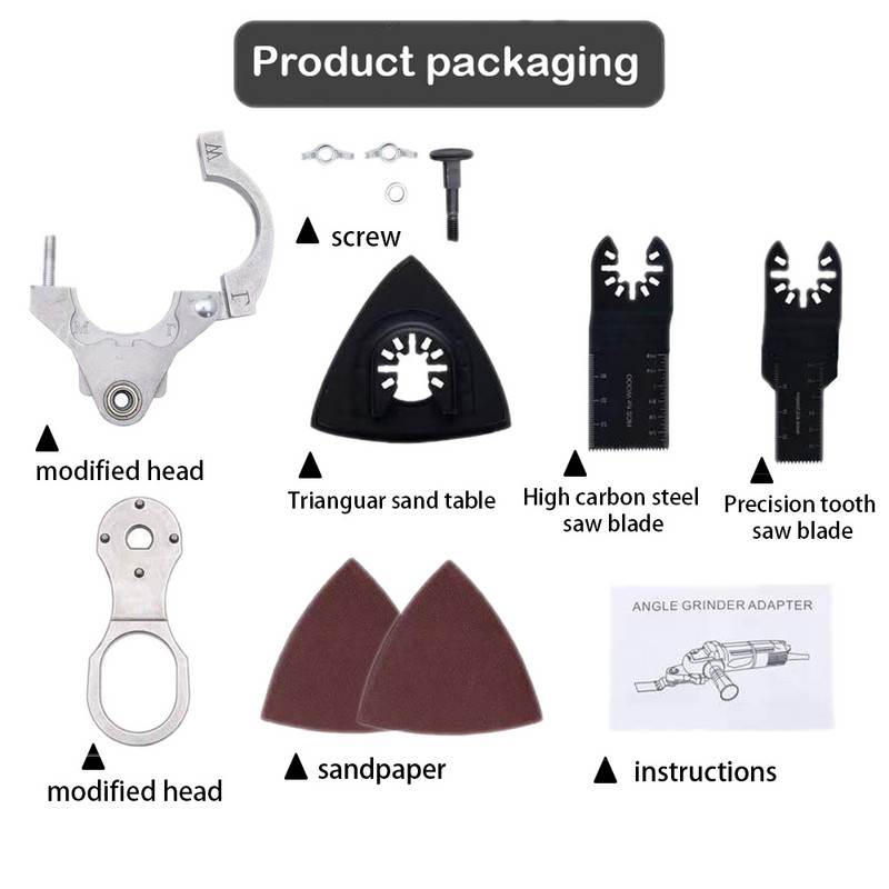 Kampinio šlifuoklio konversijos universaliosios galvutės adapteris M10 sriegis skirtas 100 tipo kampiniam šlifuokliui poliravimo mašina, svyruojanti