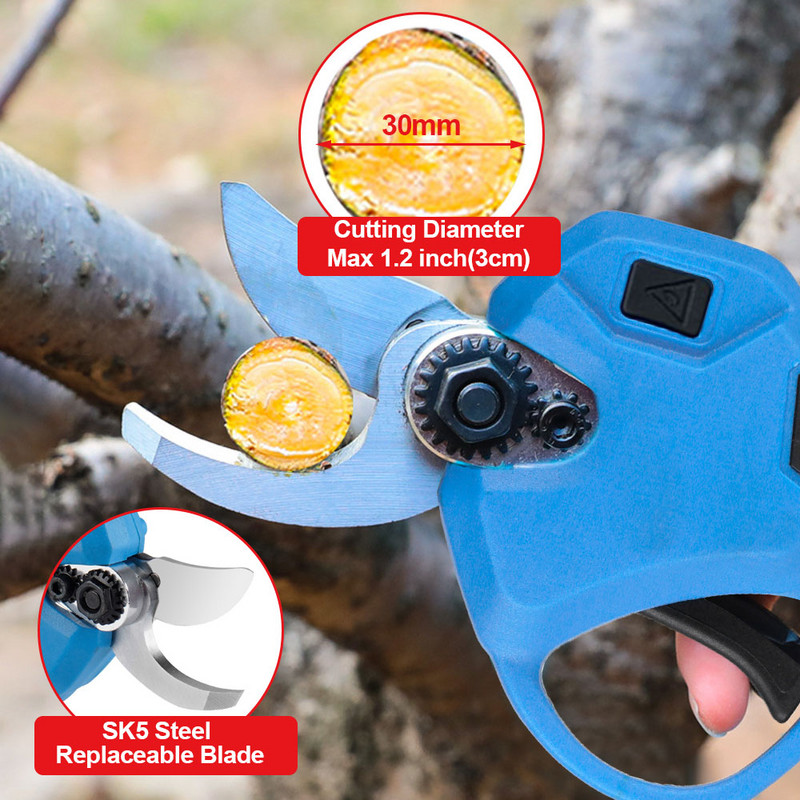 1280W tăietor electric fără perii, fără fir, tăietor de ramuri eficient, reîncărcabil, instrument de amenajare a teritoriului pentru baterie Makita 18V