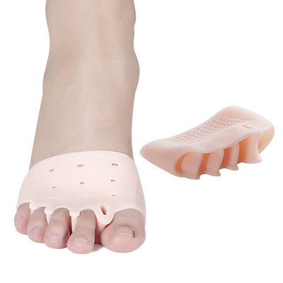 1 pereche de gel siliconic separator deget degete separator pentru degete deget de la picioare bretele pentru îngrijirea picioarelor instrumente de sprijin pentru protecția piciorului instrument de îngrijire pentru hallux valgus