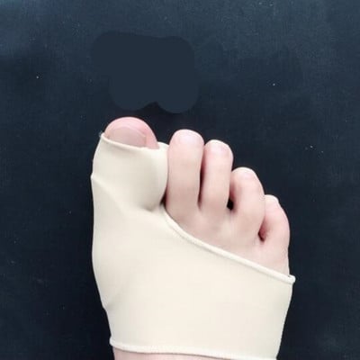 1 Ζεύγη κάλτσες πεντικιούρ Οστό Ορθοπεδικό κότσι Διόρθωση σιλικόνης Hallux Valgus Corrector σιδεράκια Διαχωριστής δακτύλων Εργαλείο περιποίησης ποδιών