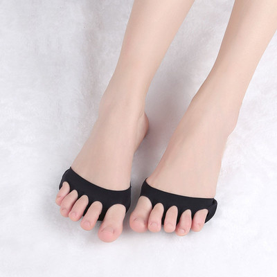 Elasztikus lábujjleválasztó korrekciós és enyhítő gélpárna Hallux Valgus Protector Bunion Adjuster Fájdalomcsillapítás Hajlított lábujjak kiegyenesítése