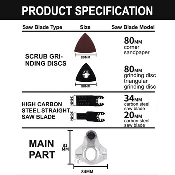 Γωνιακός μύλος μετατροπής Universal Head Adapter M10 Thread for 100 Type Angle Grinder Polishing Oscillating Multi-Tools