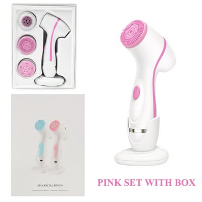 Četka za čišćenje lica Sonic Nu Face Spin Set četkica Galvanica Facial Spa System For Skin Deep Cleaning Remove Blackhead Machine