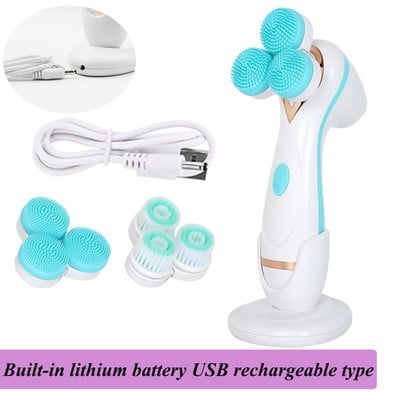 Četka za čišćenje lica Sonic Nu Face Spin Set četkica Galvanica Facial Spa System For Skin Deep Cleaning Remove Blackhead Machine