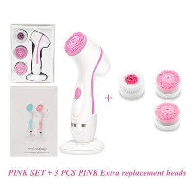 Četka za čišćenje lica Sonic Nu Face Spin Set četkica Galvanica Facial Spa System For Skin Deep Cleaning Remove Blackhead Machine