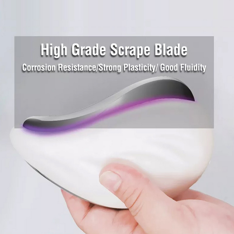 Elektromos Gua Sha Massager EMS Thermal Neck Lifting Hideg és Meleg Feszesítő V-vonalú Ránctalanító Galvanic Spa arctonizáló készülék