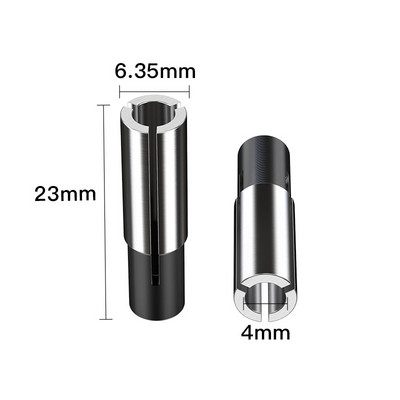 12&12.7&8&6.35&6-mm-1PCS, Безплатна поща CNC Collet преобразуваща втулка Високопрецизен адаптер, аксесоари за гравираща машина