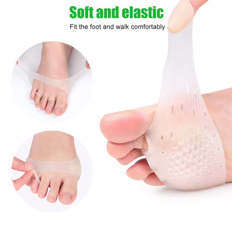 Lábközépcsont párnák Ball of Foot Cushions Gel Ball Pads - Mortons Neuroma Callus Fájdalomcsillapító Gömb Elülső láb párnázás Csökkentő Női
