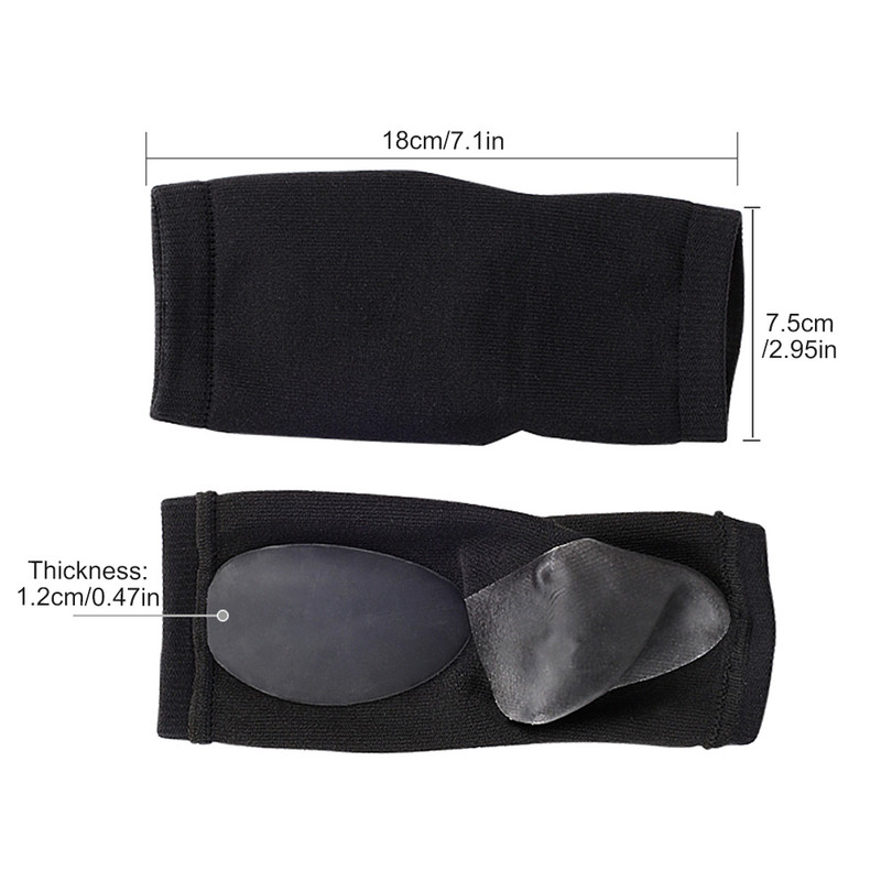 2db ívtámasztó ujj párnázott puha elasztikus gélpárna szövet ívzokni lapos láb fájdalomcsillapító talpi fasciitis saroksarkantyúkhoz